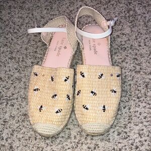 Kate Spade Bonnie Bee Raffia Flats